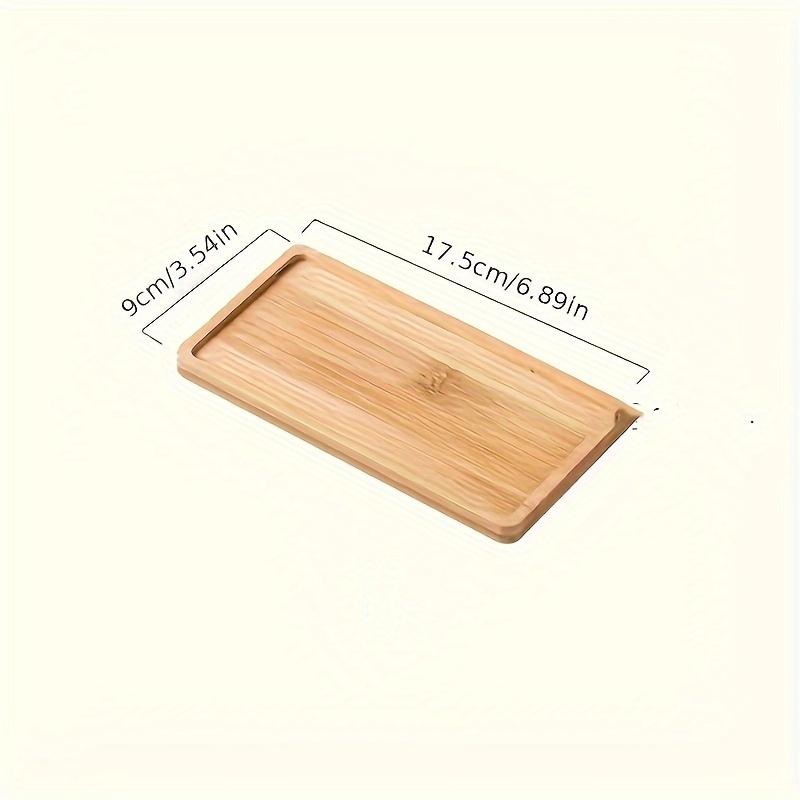 1Pc/ Solid Wood Rectangular Dining Tray Kitchen Household Cutting Board Chopping Board Wood Texture