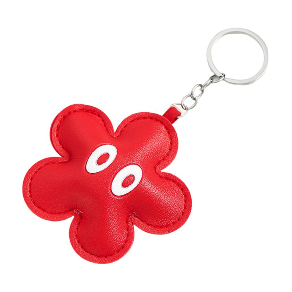 Verspielter PU-Leder Schlüsselanhänger Weiche Leichte Taschenanhänger Dekoration Mehrzweck-Accessoire für Schlüssel Taschen Geschenke