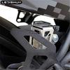 LEDISHUN Motorrad Hinterradbremsölbehälterabdeckung, CNC Aluminium Hinterradbremsenschutz Tank Schutzhülle, Geeignet für X300 V ERSYS NINJA400 Z400 Z90