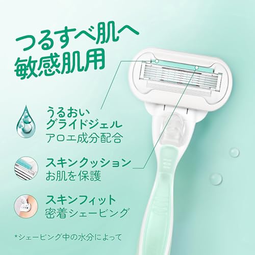 Venus Razor for Women, For Sensitive Skin, For Smooth Skin, Replacement Blades, 6 Pieces, Embrace Sensitive