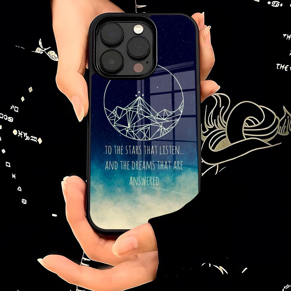 

Чехол для телефона Acotar A Court Of Mist And Fury PC+TPU Для IPhone 15 16 17 Pro Max 13 16 11 12 14 Pro Xs Max Mini Xr X Plus iPhone 16 Pro