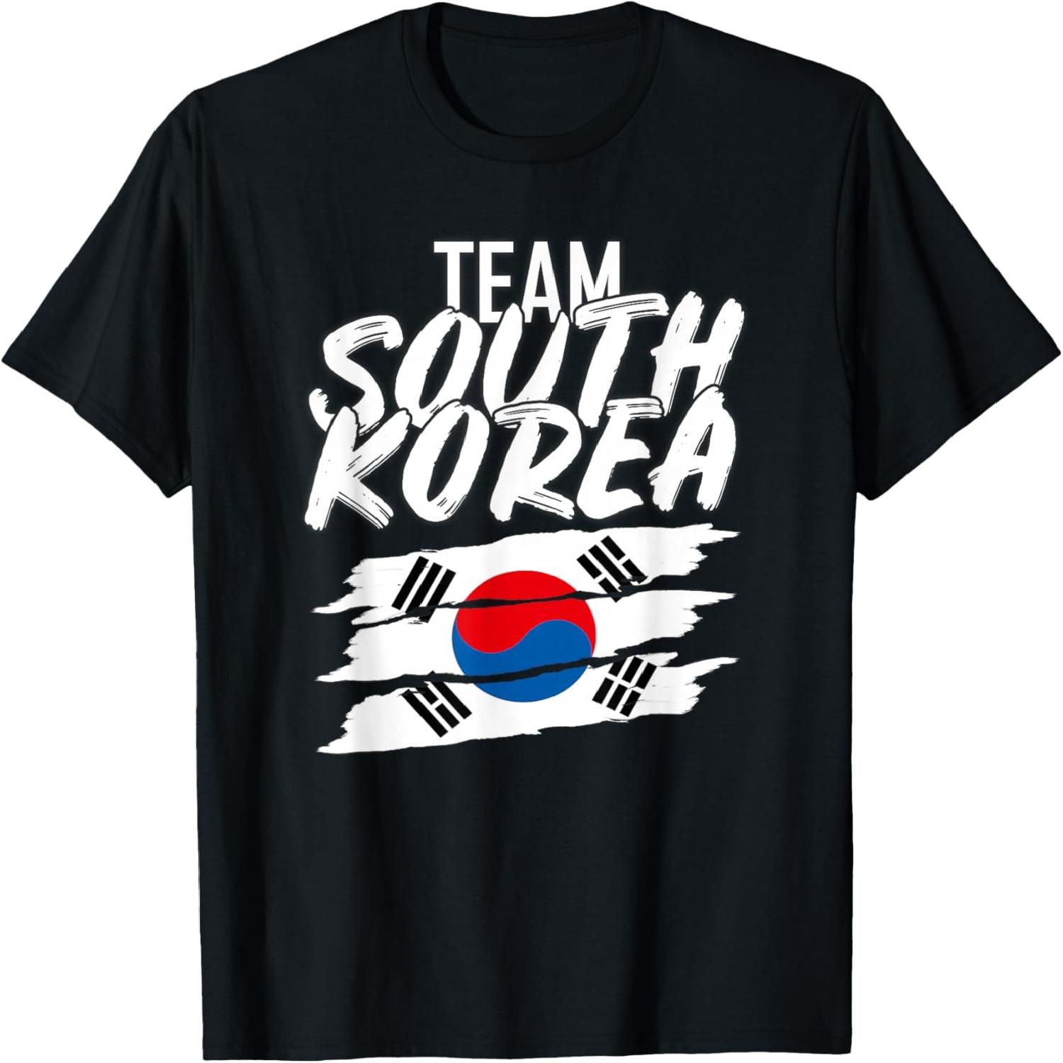 Team South Korea Soccer T-Shirt _ Korean Sport Tee T-Shirt S