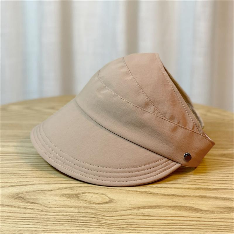 Sun Protector Waffle Beach Bucket Hats Outside Drawstring Wide Brim Fisherman Bucket Hat Fashion Summer Hat