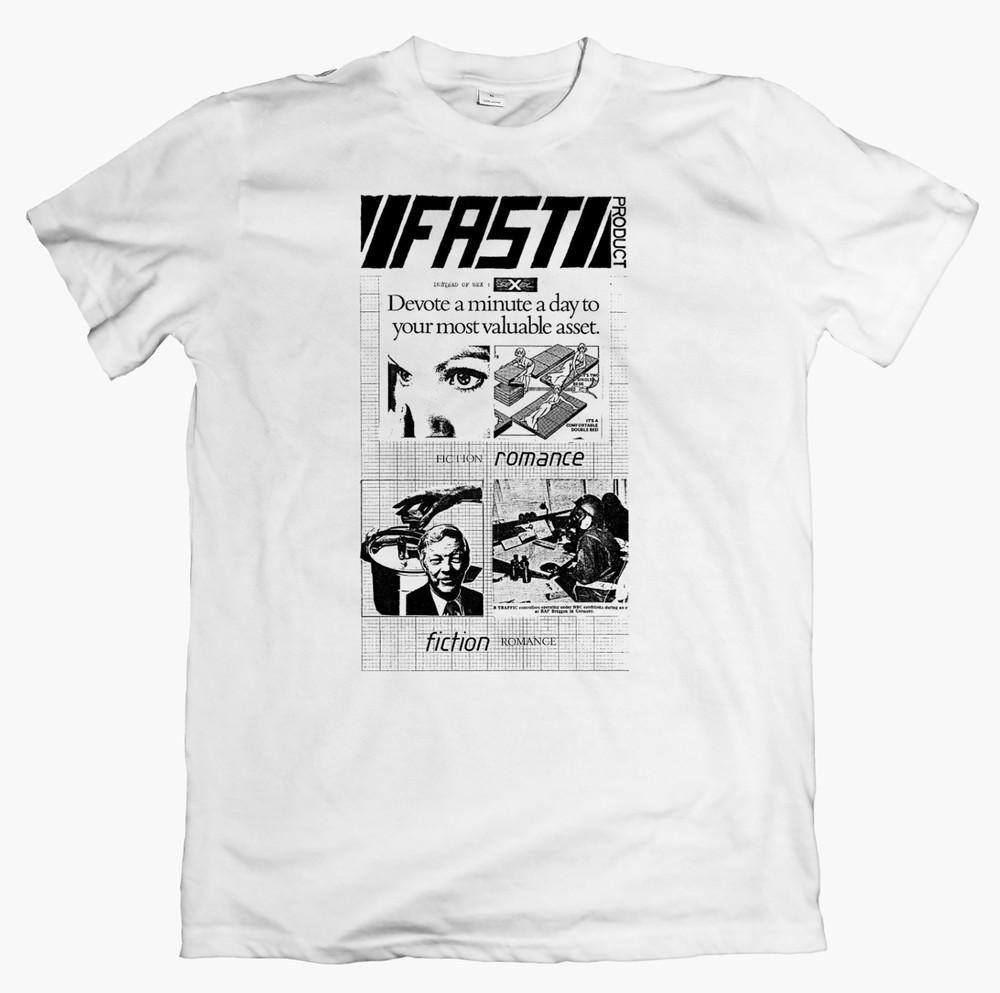 Fast product tshirt 80s post punk record label gang of four josef k daf mekons S