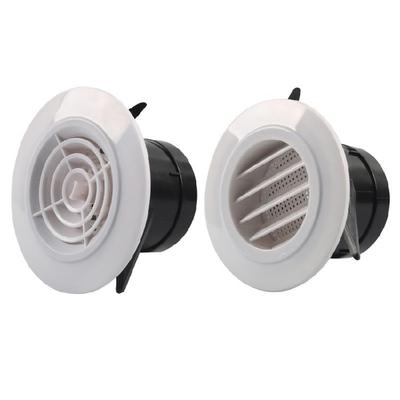 Circular Air Vent Adjustable Air Vent Plastic Round Air Ventilation for Kitchen