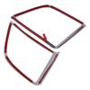 2pcs ABS Chrome Steering Wheel Cover Trim For Hyundai Tucson 2015 2016 2017 2018