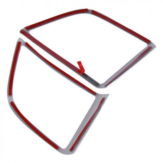 2pcs ABS Chrome Steering Wheel Cover Trim For Hyundai Tucson 2015 2016 2017 2018