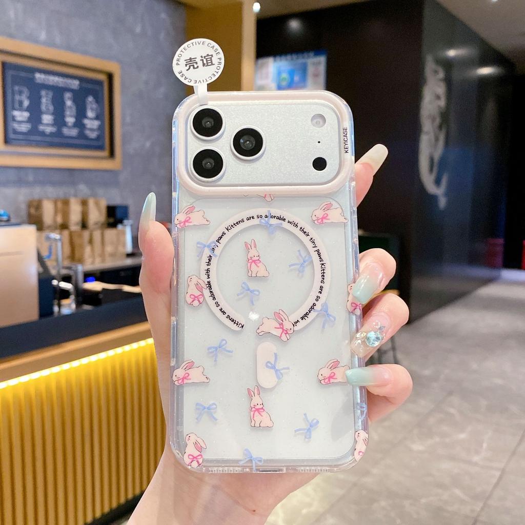 iPhone11Pro Colorful Glitter Magnetic Phone Case Cute Animal Apple 11 Puppy Protective Case