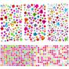 Set Self Adhesive Acrylic Material Gem Stickers - Acrylic Rhinestones for Crafts, Small DIY Craft Decorative Diamond Stickers