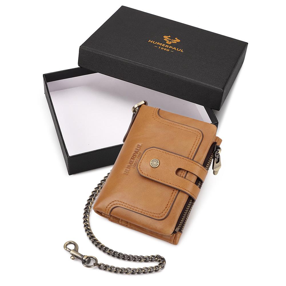 Мужской кожаный кошелек — фото 21