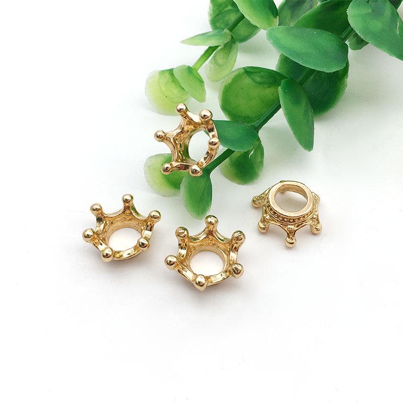 Zhongcheng Small Crown Alloy Pendant - Japanese & Korean Cartoon Hair Accessory