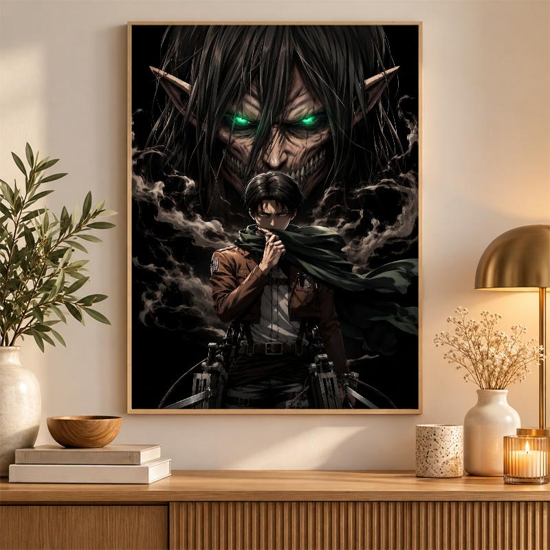 Attack on Titan Diamond Painting Kit 5D Full Drill DIY Diamond Mosaic Wall Art Home Decor