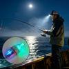 Luz LED Atraidora de Peixes, Lâmpada Submersível à Prova d'Água para Atrair Peixes, Luz Piscante Subaquática para Atrair Peixes, Acessórios de Pesca Marítima