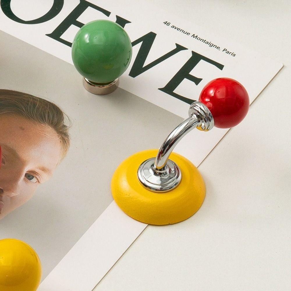 Free Punching Creative Hook Nordic Style Design Wall Key Holder Rack Room Hangers Hook  Hallway