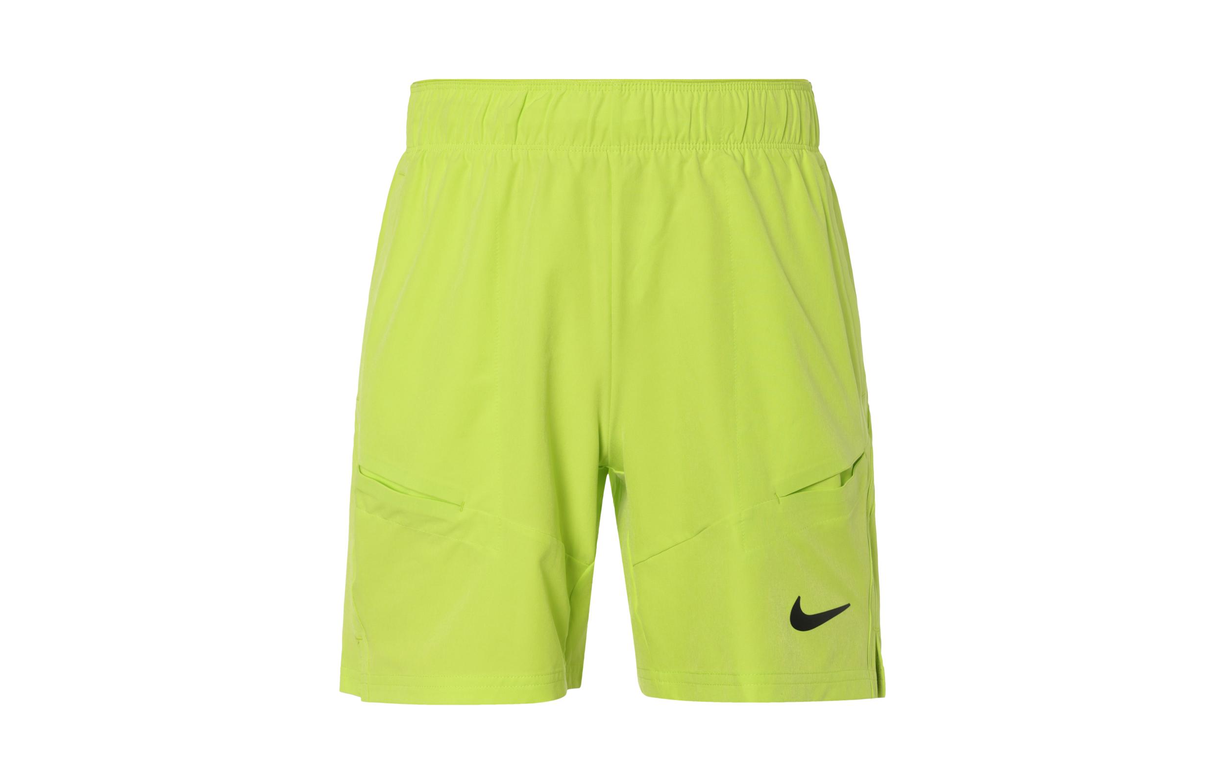 Nike Court Advantage Dri FIT Casual Shorts Men s Bright Yellow FD5337-389 XL