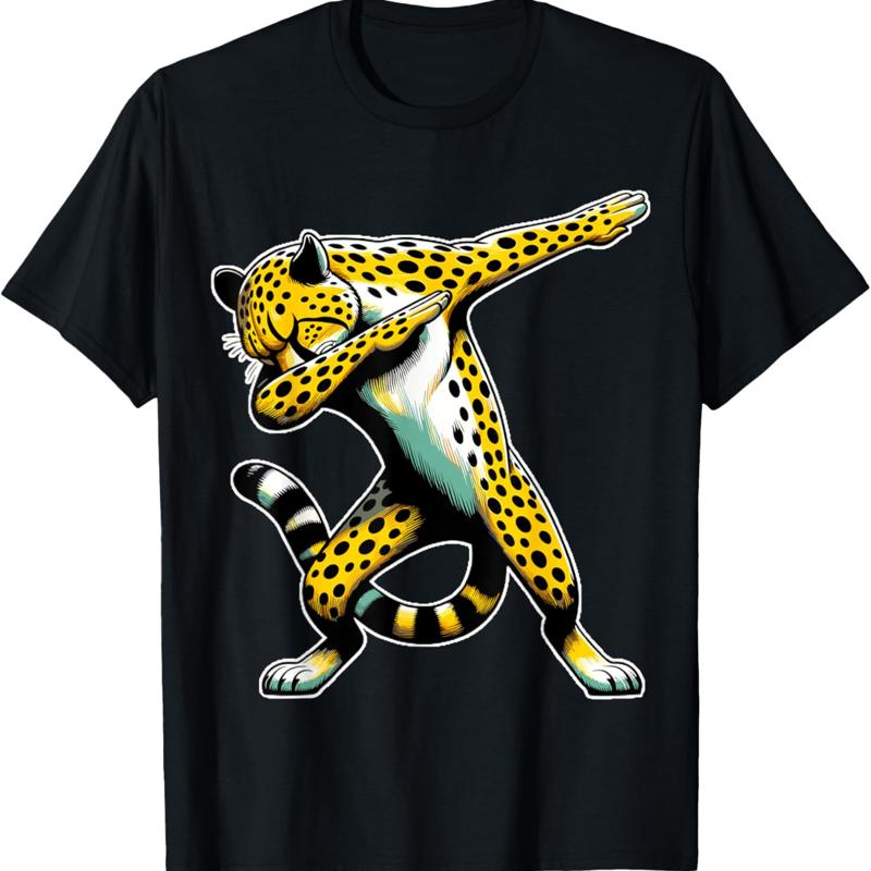 Dabbing Cheetah T Shirt