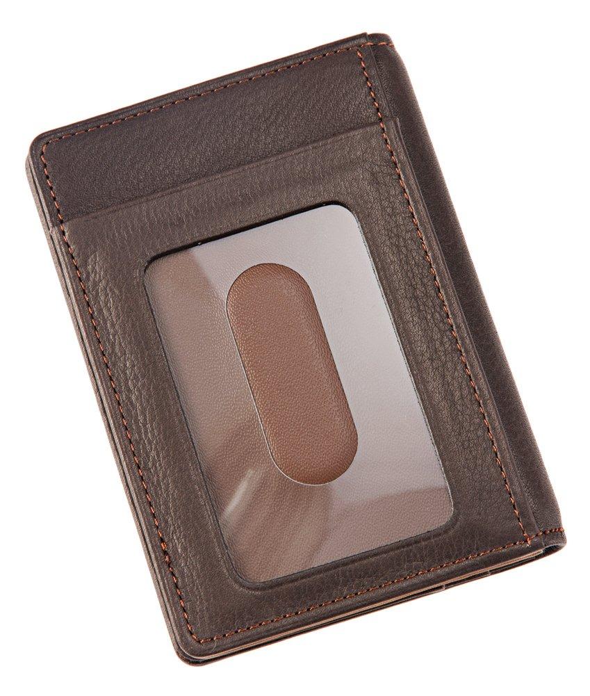 [Kipris] Silky Kip Pass Case (Bi-fold, 2-sided) 1730 (Chocolate)