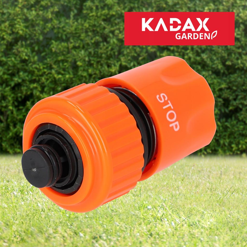 KADAX Schnellkupplung Verbinder für Schlauch 3/4 Zoll Stoppfunktion
