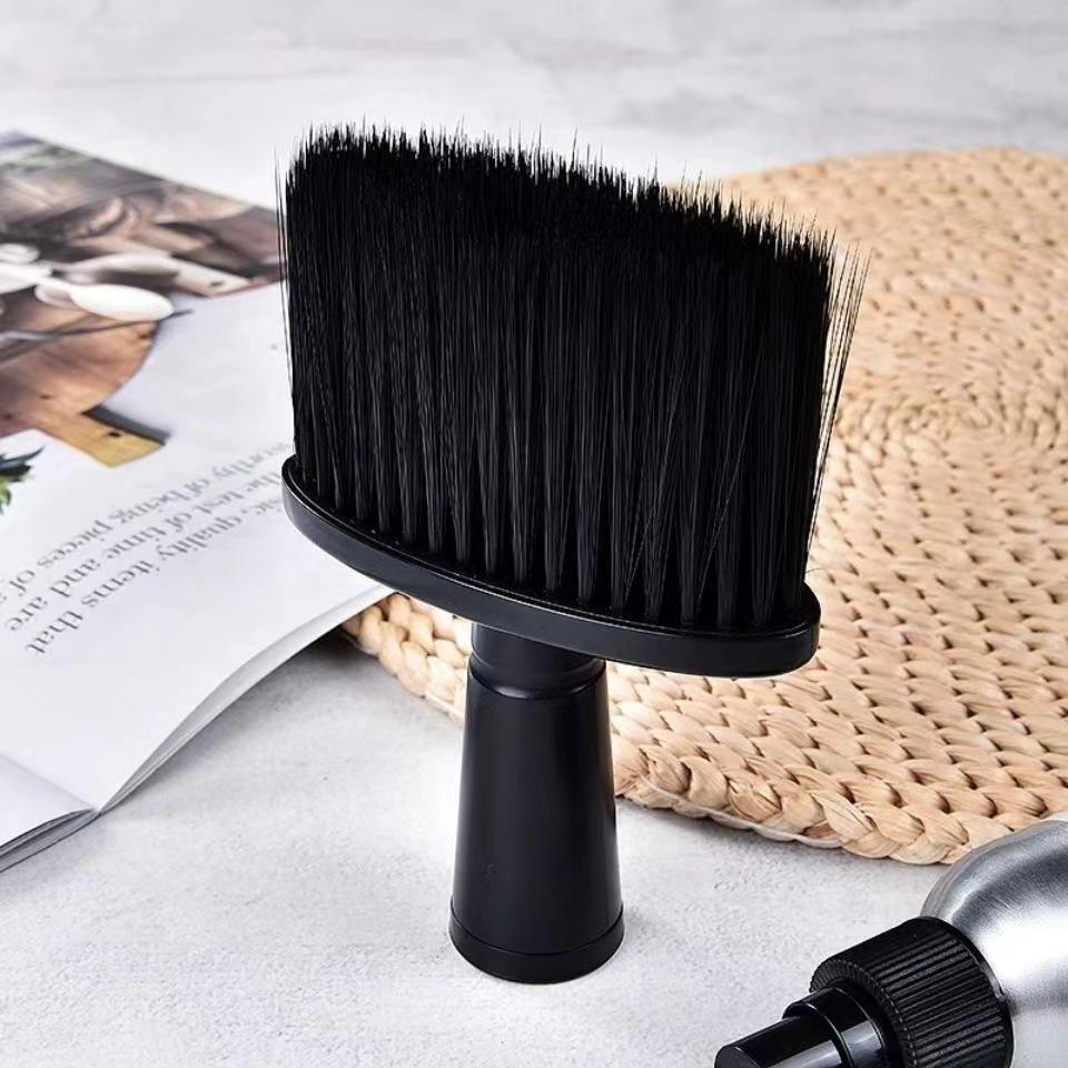 Soft Nylon Bristle Brush: Baby Hair, Beard, and Men's Facial Cleansing Shaving Tool