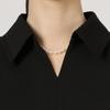BCBG V Neck Collar Dress B4m3o606