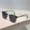 Vintage Square Sunglasses Men  New Fashion Korean Style Black Shades Women Trendy Stylish Brand Design Sun Glasses