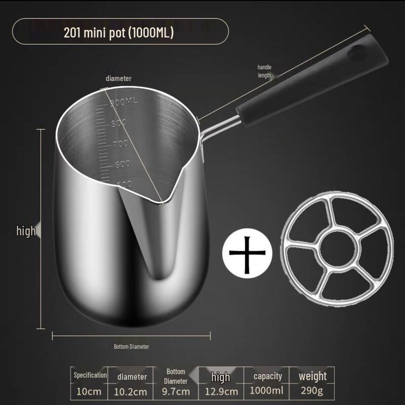 Zhishi Stainless Steel Hot Oil Pot Set