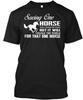Saving One Horse Wont The World TTshirt Made in the USA Size S to 5XL