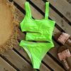 Dámské Sexy Jednodílné Plavky Výstřihy Plavky Push Up Monokini Plavky