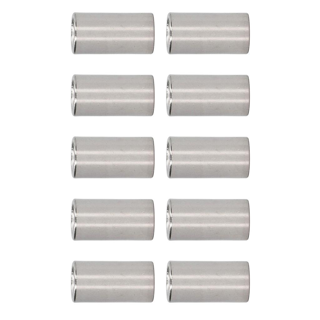 10 stk Koblingsmutter Rund M12 Rustfritt Stål Stangkoblingsmutter Innvendig Gjenge Festeelement