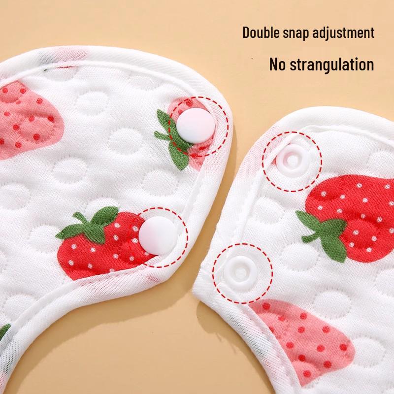 Haklappar: Sexlagers gasväv bomull, Vattentät, Blommönster för barn och spädbarn, Föräldra-nödvändigheter