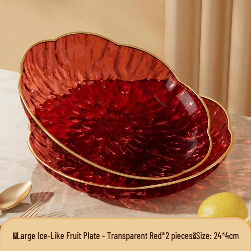 Modern Luxury Fruit and Snack Display Plate for Living Room