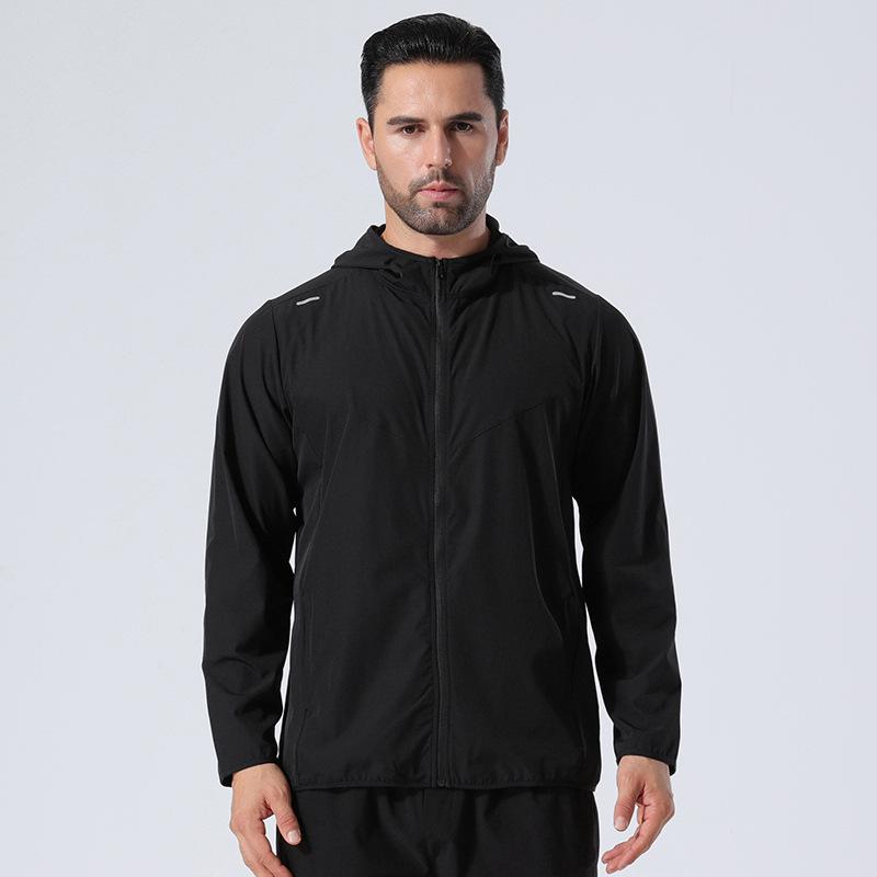 Gilet unisexe à capuche automne-hiver: Veste de sport extensible à manches longues