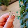 Anti-glare Brooch Letter Brooch Trendy and Personalized Brooch Collar Pin Anti-glare Clasp