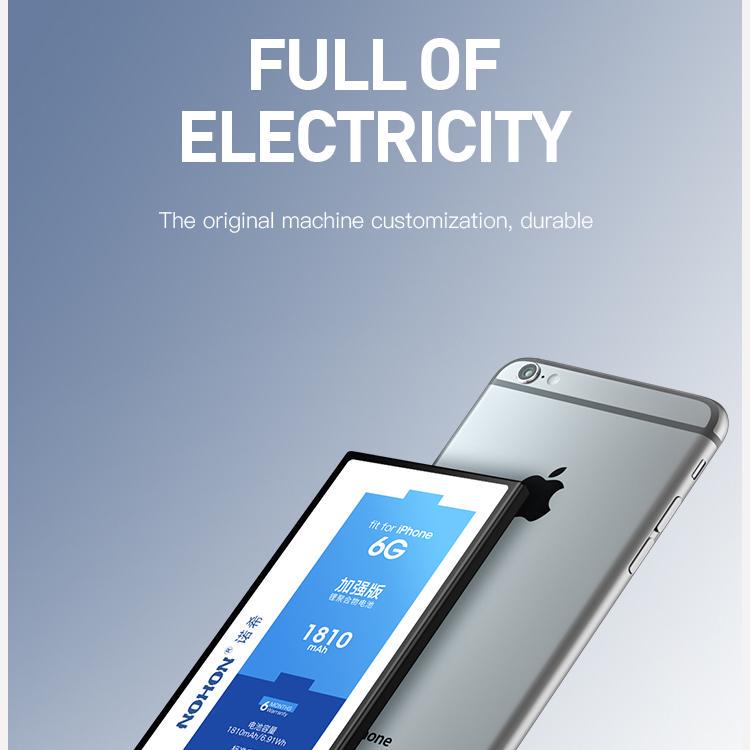 NOHON For iPhone 6 6S 6SPlus7 8 iPhone6 iPhone7 iPhone8 Replacement Battery Original Capacity Free Tools