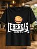 Leberkas Ultras Bold Stadium Style Lettering With Sandwich Illustration Funny Food Fan Club Unisex All Tshirt
