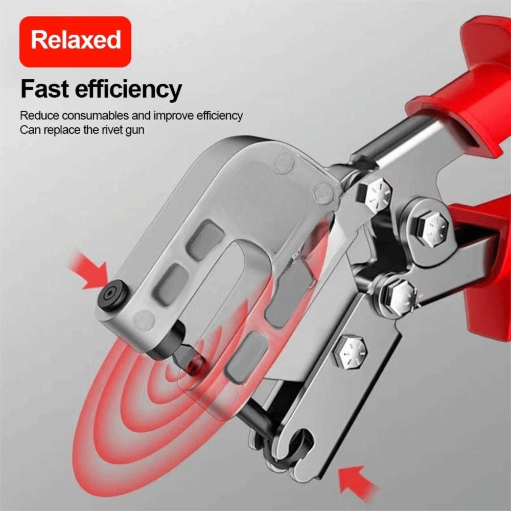 Tragbare Legierung Kielklemme Schwerlast Flachloch Kielbördelzange Befestigungsbolzen Bördelzange Gipskartonplatten Installation