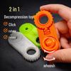 3D Printed Gear Decompression Fun Toy - 5-in-1 Desktop Decoration