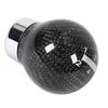 Gear Shifting Lever Knob Carbon Fiber 15mm Bottom Interface Round Ball Manual Automatic Transmission Shifter Head Knob