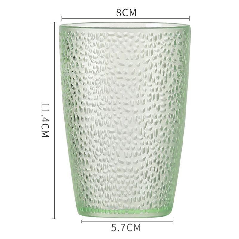 Drinkware Acrylic Acrylic Glasses 210/300/360ml Stackable Drink Cup Transparent Unbreakable Tea Cup Bar