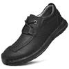 Fashion Good Quality Handmade Casual Leather Shoes Men Slip On Design Man Shoes Outdoor Male Sneakers For Antumn & Winter