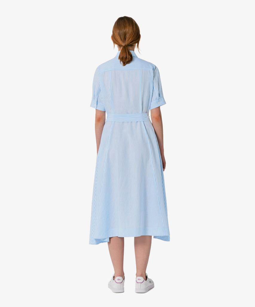 Lacoste Women'S Linen Shirt Dress Ef319E-56G Hbp