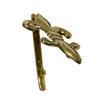 Polished Brass Door Knocker, Fleur Di Lis Style Door Knocker, Front Door Knocker, Unique Door Knockers for Garden, Farmhouse, Home Décor
