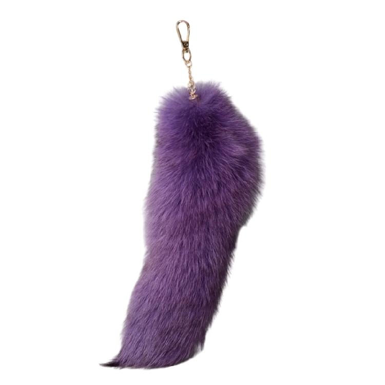 Cosplay Coda di Volpe in Capelli Sintetici Portachiavi alla Moda con Ciondolo a Coda di Volpe Portachiavi Accessorio per Auto e Borsa