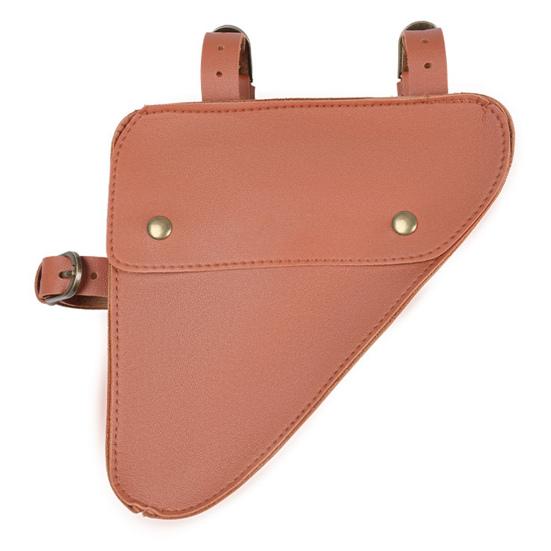 

Треугольная сумка для верхней трубы велосипеда, водонепроницаемая, большой емкости, для горного велосипеда, передняя рама, сумка для хранения, аксессуары для велосипеда коричневый