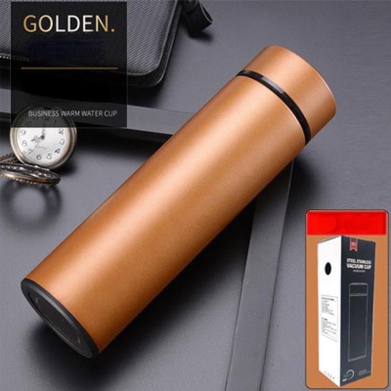 Portable Insulation Cup Intelligen 500ml Vacuum Flasks Portable Stainless Steel Thermos Cup Water Bottle Travel Tea Mug Office Thermos Cup