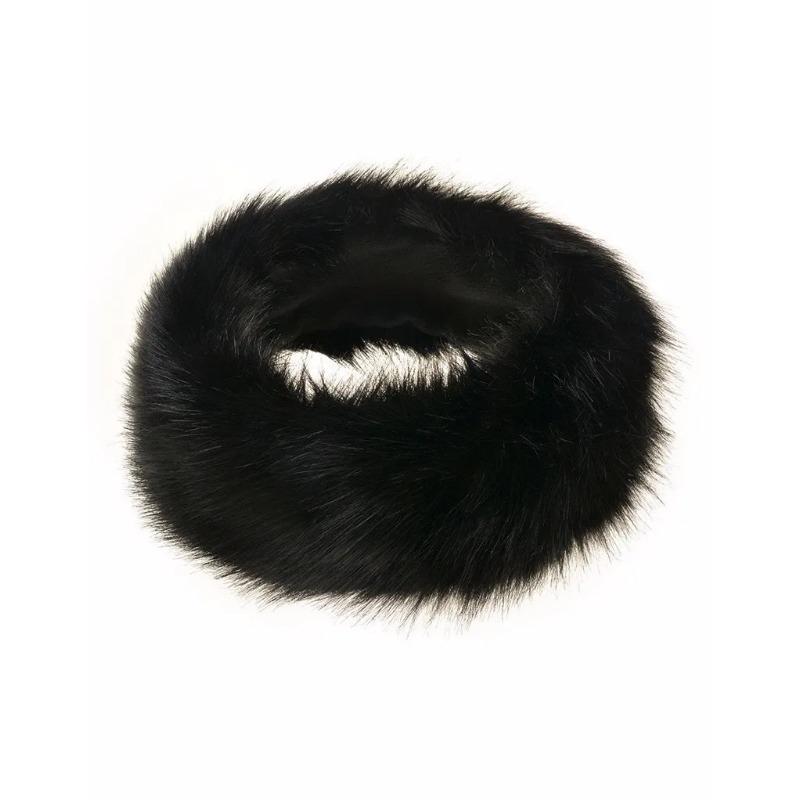 Winter Imitation Fox Fur Keepwarm Headband Fashionable Hair Accessories For Women Girls