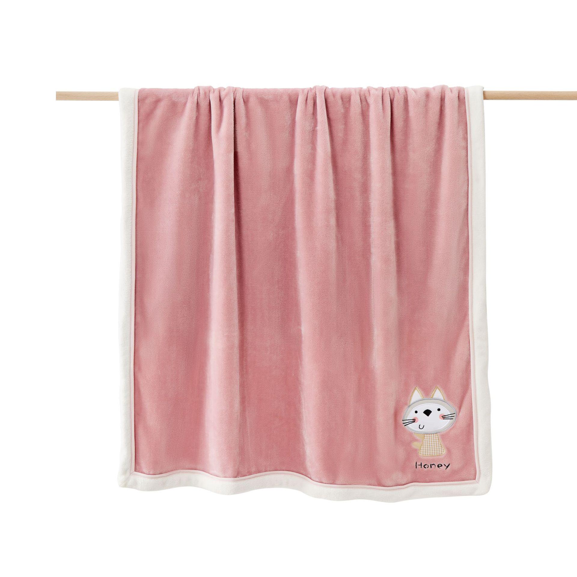 

Aike Xin Baby Cartoon Flannel Blanket - Soft, Thick, & Customizable Gift Blanket 75x100 cm