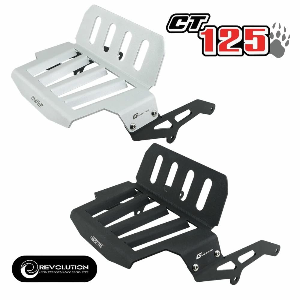 GTRS Front Carrier Aluminum For Honda Hunter Cub CT125 Aluminum Light Front Carrier Aluminum For Honda CT125 JA55 JA65 Model/GTRS (Black)