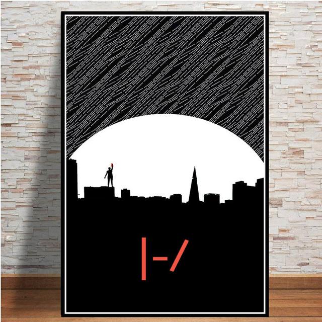 Twenty One Pilots Music Band Posters And Prints Canvas Painting Pictures On The Wall Abstract Decorative Home Decor Tableau