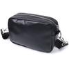 Convenient Women's Cross-body Bag with a Coin Purse Made of Eco-leather VINTAGE Bag 22796 Black